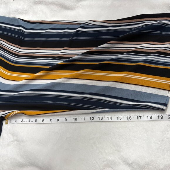 Womens No Boundaries Wide Leg Striped Lightweight Ruffle Jumpsuit Multicolor XXL - Picture 9 of 10